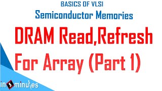 Module4_Vid25_DRAM Read,Refresh For Array (part 1)