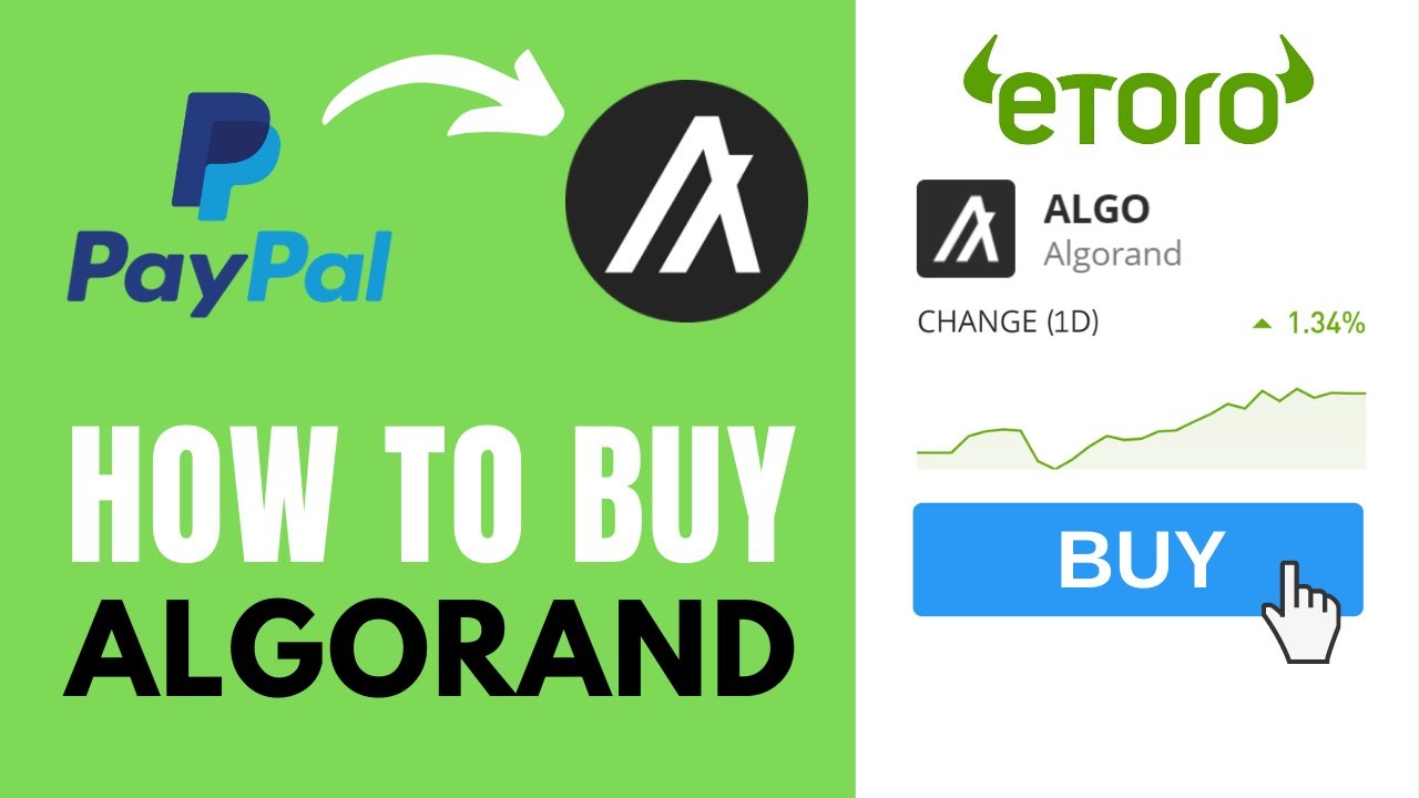 How to buy Algorand (ALGO) CFD with PayPal on eToro ✅ Step-by-Step Tutorial