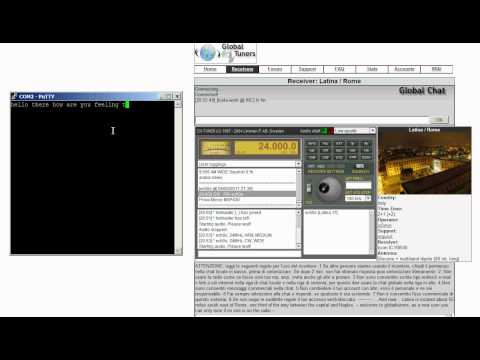Serial Morse Transmitter Demo