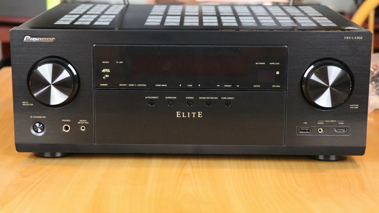 Pioneer Elite VSX-LX302 Unboxing - YouTube