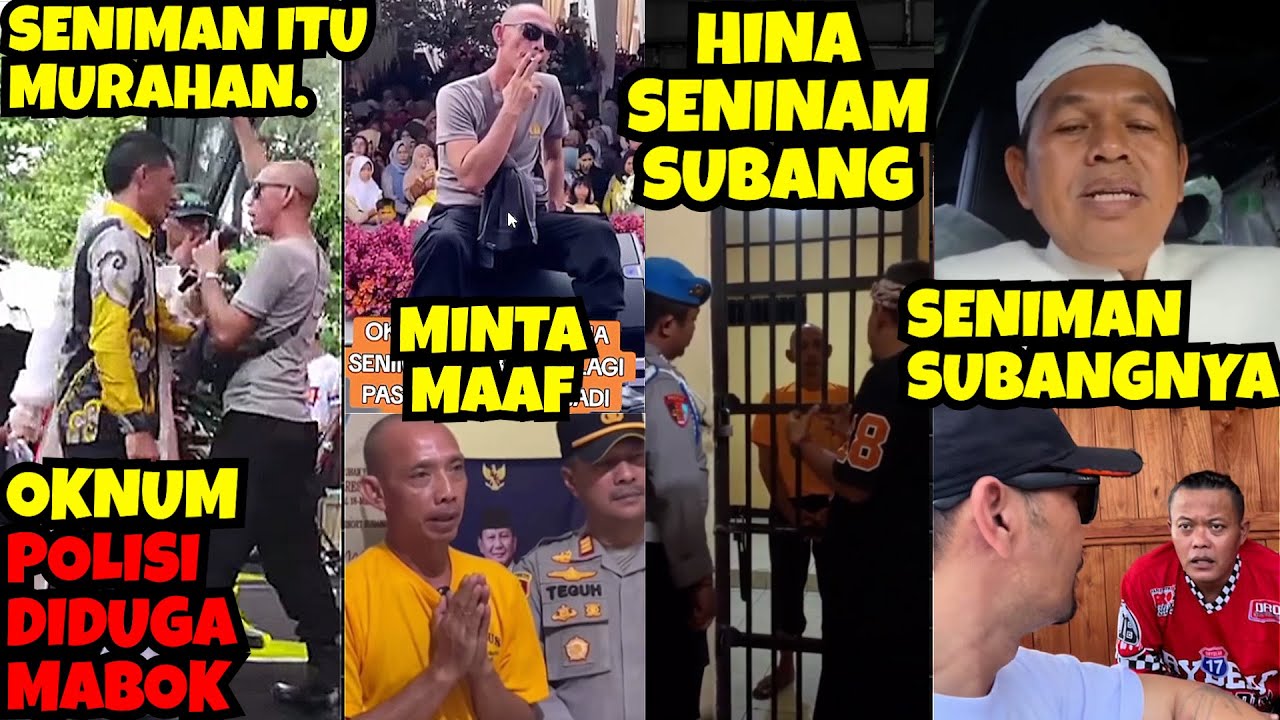 Disikat Kang Dedi? Oknum Polisi Diduga Mabok Hina Seniman Subang. Balasan Dari Sule.