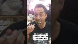 Español se sorprende con PIZZA ARGENTINA #argentina #emigrar #emigrantes #pizza