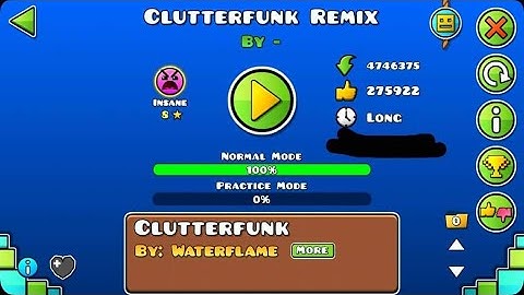 Geometry Dash - Clutterfunk Remix (Insane Level)