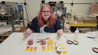 Mixing Your Own Colors with Sunshine Enamels for Fusing on Glass