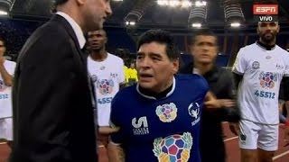 Diego Maradona Vs Juan Sebastian Veron Fight 12102016