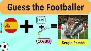 Guess the Football Player by Emoji || Football Picture Emoji Quiz 2024 #toptenquiz