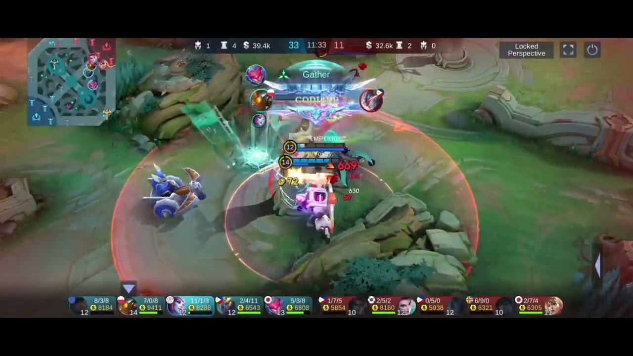 I use hero Selena in rank game hindi lahat maganda skin magaling😆😆