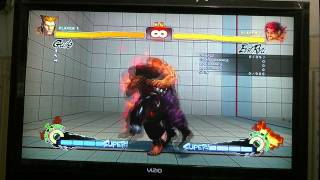 Updated Evil Ryu unblockable against Guile