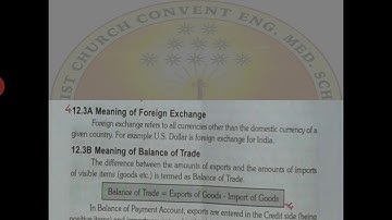 Class12Eco chp6 Balance of Payment Part 1 By Amit Toshniwal CCCS Gadarwara