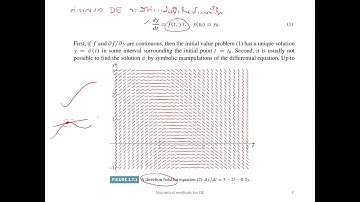 Lecture 9: Numerical methods for solving differential equation