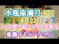 【水瓶座満月】14日以内に起こる変化🌙全体・仕事・人間関係・健康・恋愛・お金運🌙2021年8月22日21:02～🌙タロット・オラクルカード占い