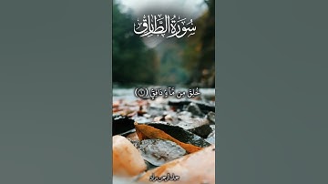 سورة الطارق بصوت جميل الرحمن مراد#الرحمن #اكسبلور#المصحف #حالات_واتس #تيك_توك #prismlivestudio #ترند