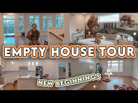 empty house tour 🏡🖤 our new home reveal!