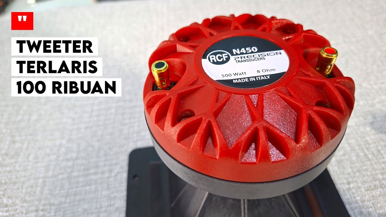 RCF N450 Merah Salah Satu Driver Tweeter Terlaris