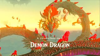 The Legend of Zelda: Tears of the Kingdom - Demon Dragon Boss Fight (+ Ending)