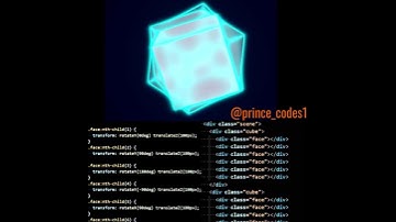 3d Cube Rotation Animation #shorts #viralvideo #coding #development #learning #htmlcssjs #trending