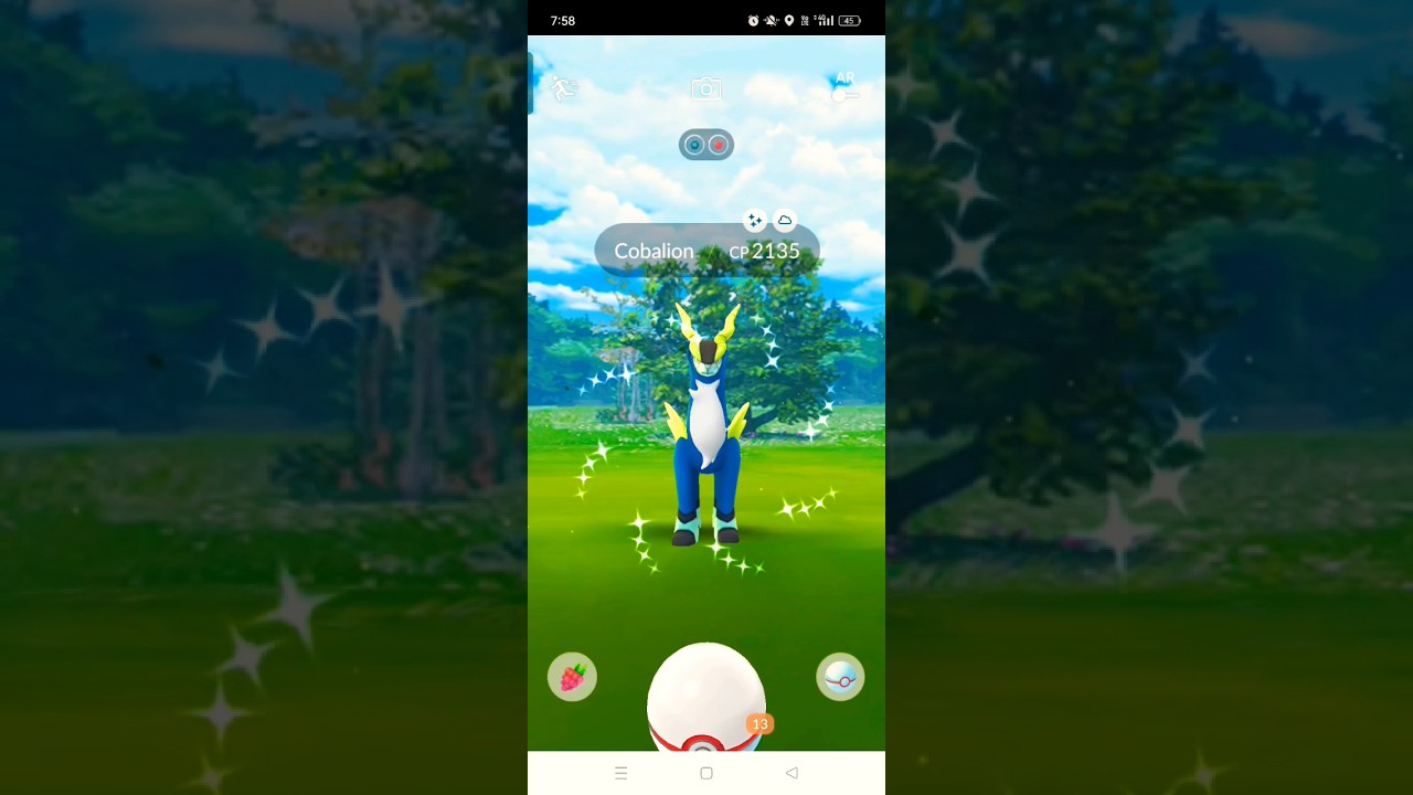 First Ever ✨Shiny Cobalion Raid in 