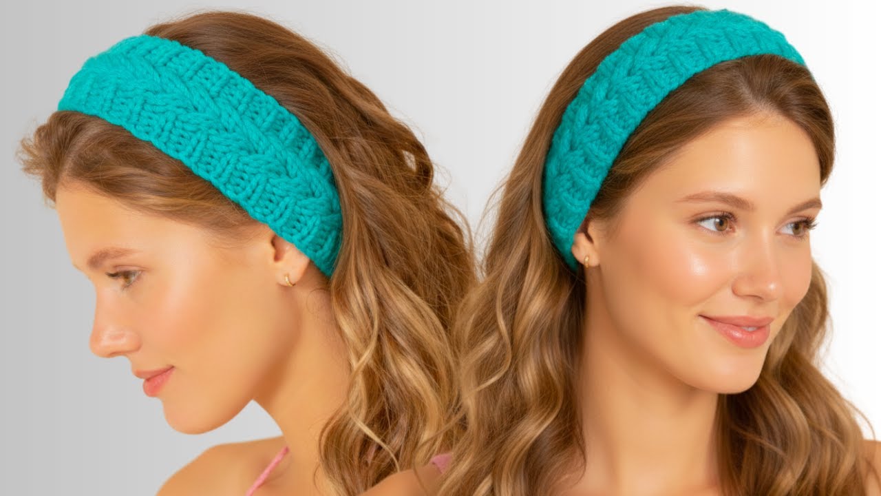 Faixa de cabelo trançada linda - Rápida e fácil de fazer