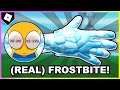 How to actually get frostbite glove  ice essence badge in slap battles roblox