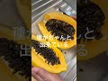 青パパイヤを完熟させる方法❣️