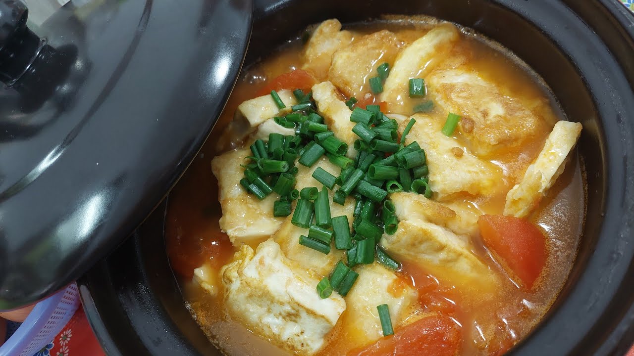 masakan hongkong tahu dan tomat edian kata majikan ku enak dia suka@liyamenul