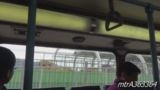 【*南區老鷹】新巴91號線 DA82 HB8095 香港大學西閘至鴨脷洲邨 (cut燈位版)
