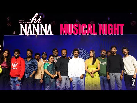 Hi Nanna Musical Night Celebration Event | Nani | Mrunal Thakur | Hesham Abdul Wahab | TFPC - TFPC