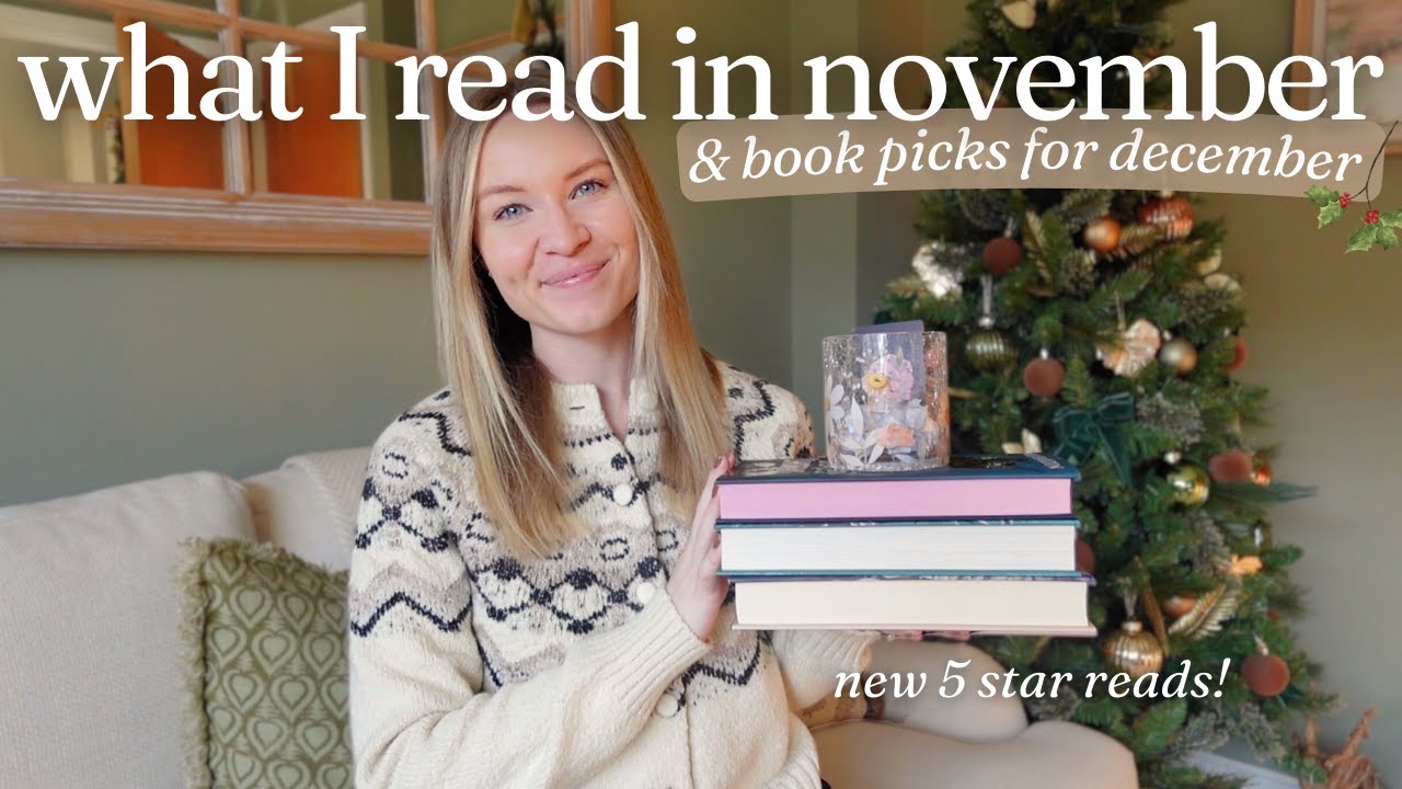 5 книг, которые я прочитала в ноябре, и список книг, которые я планирую прочитать в декабре ❄️ 📖