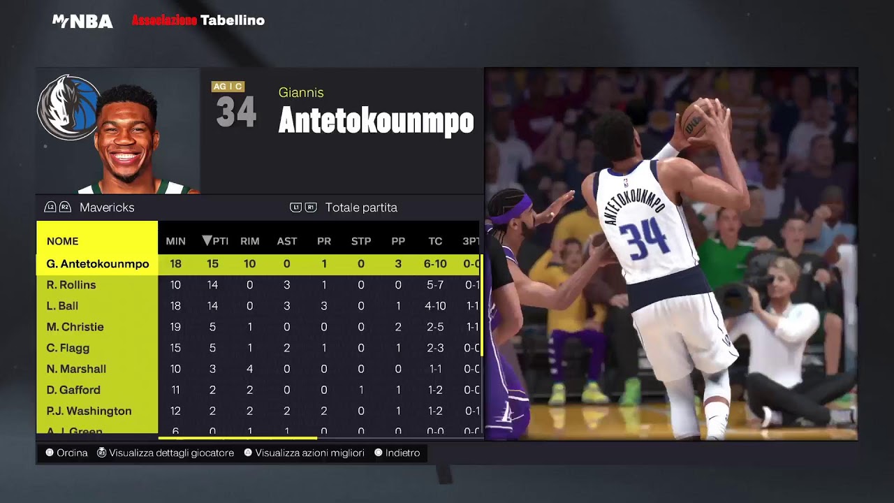 Lakers Mavs 1st half