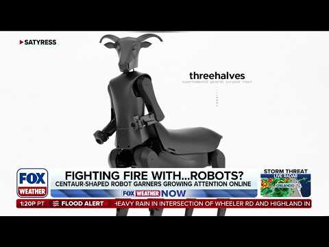 Centaur-Shaped Robot Helps Fight Wildfires