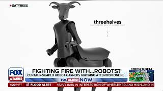 Centaur-Shaped Robot Helps Fight Wildfires