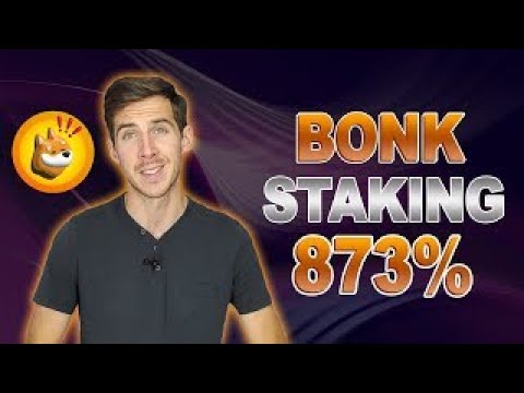Staking BONK 💰 Up to 873% APY! 💰 The MOST potential in 2024 🤑 BONK staking