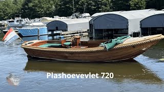 Plashoevevlet 720 Klassieke Houten Sloep met Vetus Diesel (7,20 m)