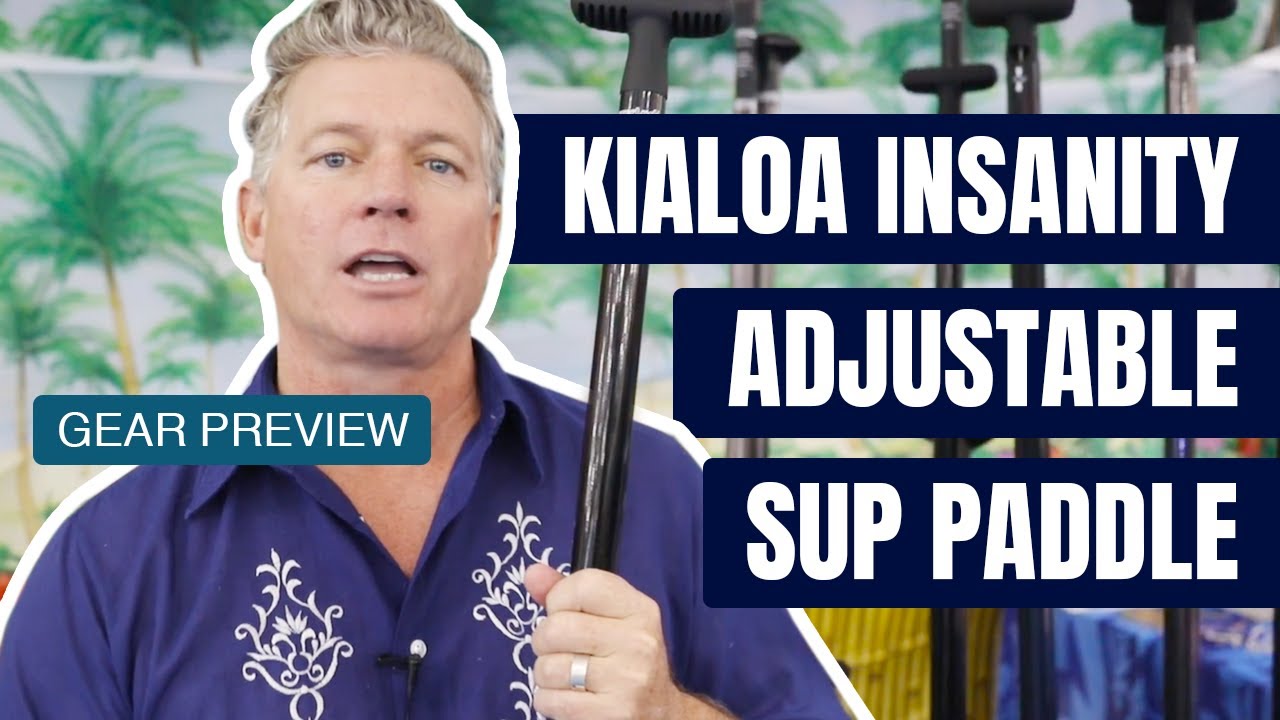 Kialoa Insanity Adjustable SUP Paddle | Fiberglass Paddleboarding Paddle | Gear Preview