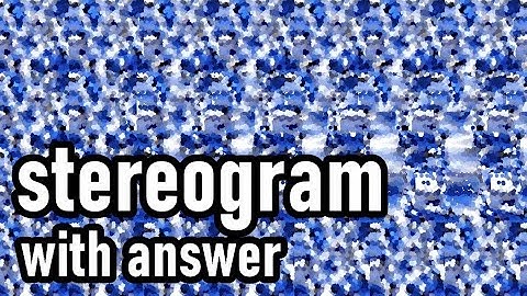 STEREOGRAM with answer,stereoscopic images,magic eye pictures