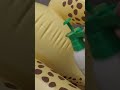 Air leak finding with soapy water #inflatable #toy #leak #pooltoy
