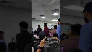 Ravi Kumar Sihag Grand Entry At Drishti Ias Classroom Delhi  Dr Vikas Divyakirti drishtiias ravi