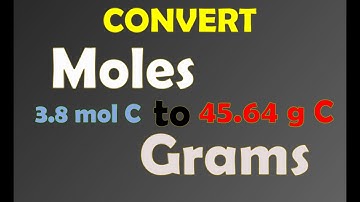 How to Convert Moles to Grams - FAST Method!