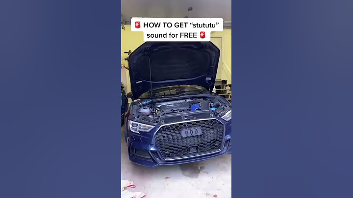 How to get "stututu" sound in your car for free