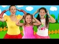 Head shoulders knees and toes with charlis crafty kitchen  kids nursery rhymes