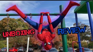 SpiderMan: Homecoming Colored Fabrics Suit by Print Costume UNBOXING & REVIEW!