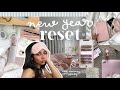 New year life reset  prepping for 2024 new clipins selfcare bedroom updates  more