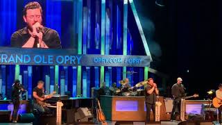 Chris Young performing “Drowning” at the Opry on 6/6/19