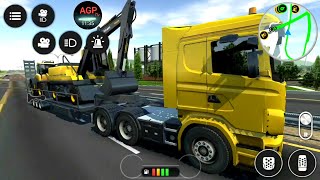 Cargo truck Drive Simulator 2020 Android เกมจำลอง รถบรรทุก รถหัวลาก ขนส่งสินค้า งานก่อสร้าง ภาพสวย screenshot 1