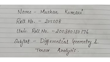 Differential Geometry and tensor analysis project on Tensor form of Gradient, Divergence and Curl.