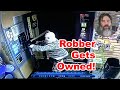 Mighty Mop: Shopkeeper&#39;s Heroic Stand Against Armed Robbers!