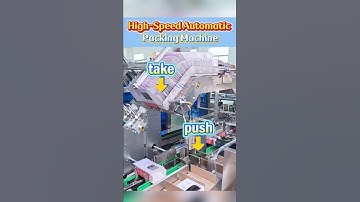 High-speed automatic packing machine#SmartManufacturing #IndustrialAutomation #PackagingMachine