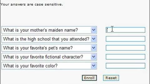 SMOP Demo - User Enrollment and Resetting Password