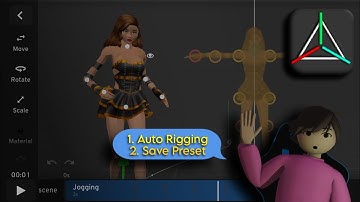 Quick Tutorial #1 - Prisma 3d 3.1.1 ( Auto Rigging and Saving preset )