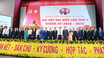 Đại hội Đại biểu Đảng bộ Tập đoàn lần thứ X, nhiệm kỳ 2025 - 2030